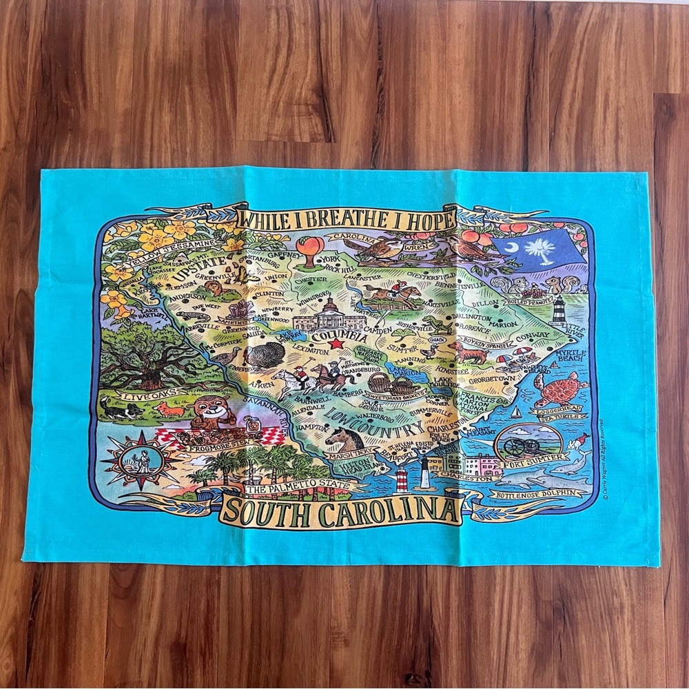 South Carolina Tea Towel